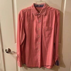 Tommy Bahama Men’s Coral Button-Down Shirt